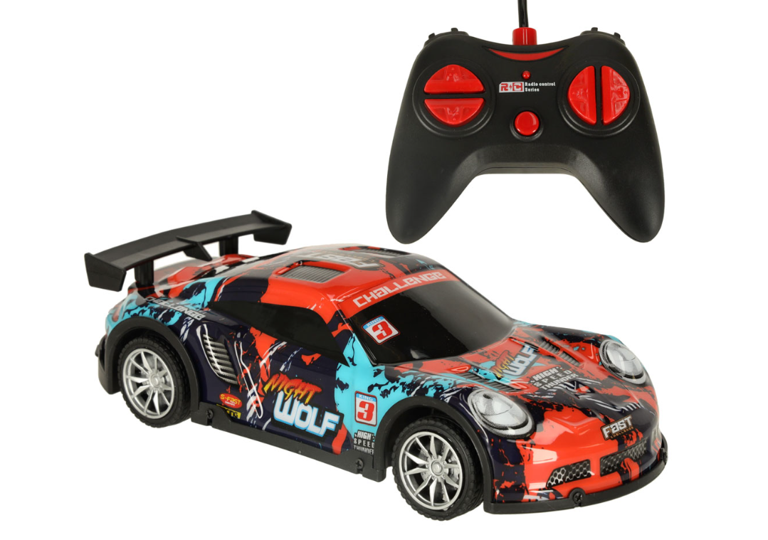 RoGer Toy Sport Car RC with Light effect 1:18