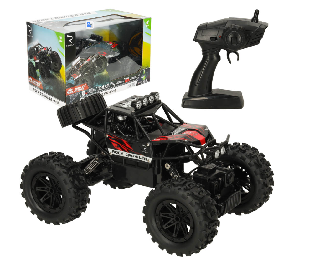 RoGer RC Crawler Toy Car 4x4