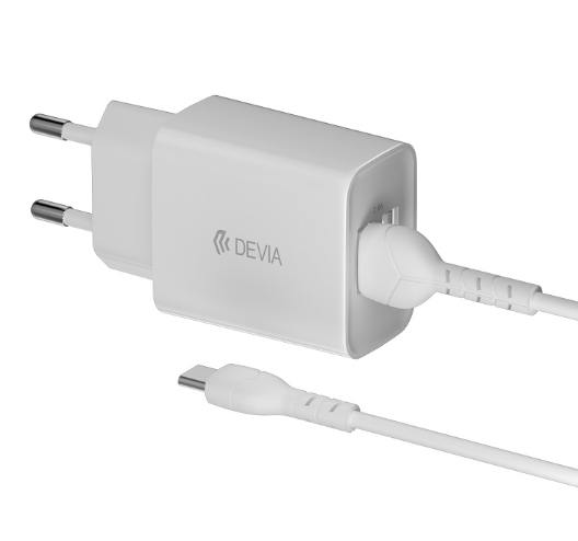 Devia Smart 2x USB 2.4A Charger + USB-C cable