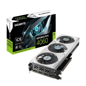 Graphics Card | GIGABYTE | NVIDIA GeForce RTX 4060 | 8 GB | GDDR6 | 128 bit | PCIE 4.0 16x | GPU 2505 MHz | 2xHDMI | 2xDisplayPort | GV-N4060EAGLEOCICE-8GD