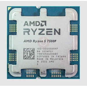 CPU | AMD | Desktop | Ryzen 5 | 7500F | 3700 MHz | Cores 6 | 6MB | Socket SAM5 | 65 Watts | MultiPack | 100-100000597MPK