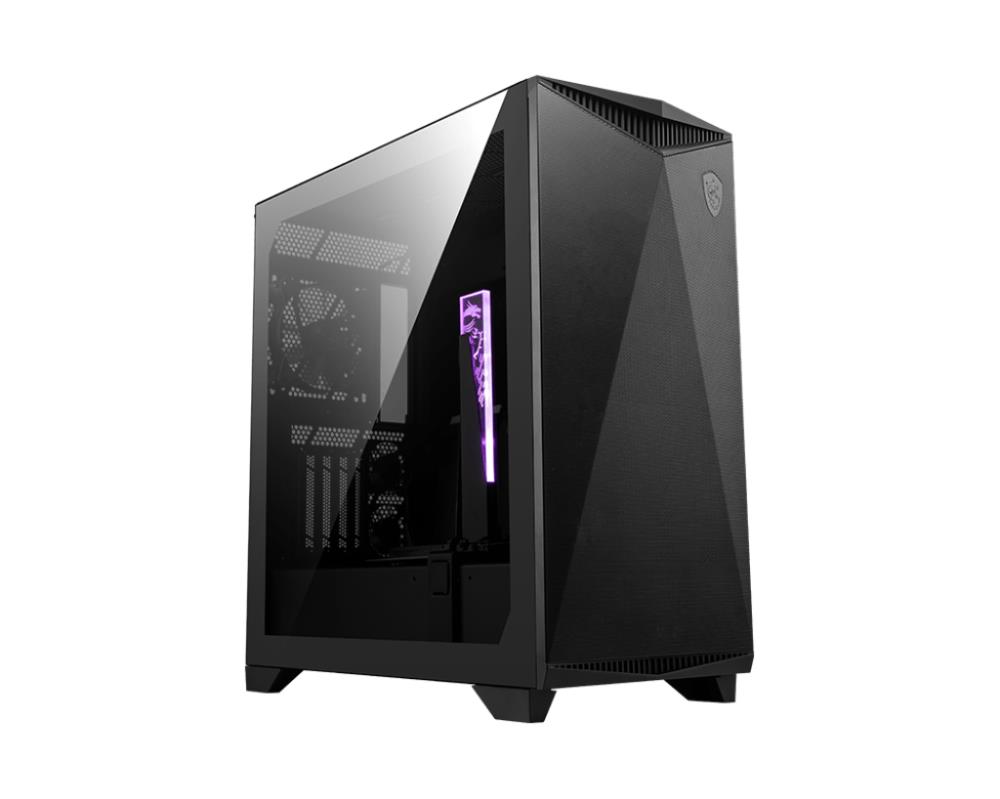 Case | MSI | MPG GUNGNIR 300P AIRFLOW | MidiTower | Case product features Transparent panel | Not included | ATX | EATX | MicroATX | MiniITX | Colour Black | MPGGUNGNIR300PAIRFLOW