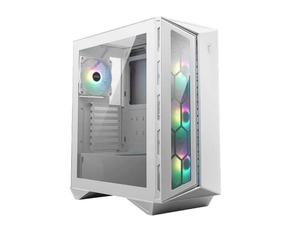 Case | MSI | MPG GUNGNIR 110R WHITE | MidiTower | Case product features Transparent panel | Not included | ATX | MicroATX | MiniITX | Colour White | MPGGUNGNIR110RWHITE