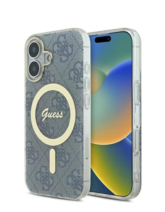 Guess IML 4G MagSafe Back Case for Apple iPhone 16