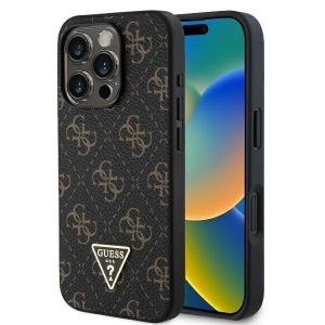 Guess New 4G Triangle Back Case for Apple iPhone 16 Pro