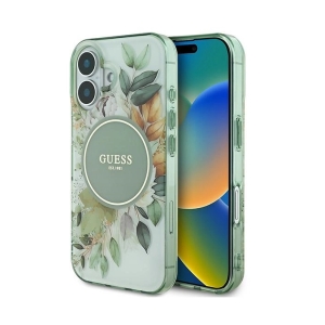 Guess IML Flower & Tonal Circle MagSafe Защитный Чехол для Apple iPhone 16