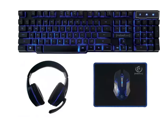 Rebeltec SHERMAN Keyboard / Mouse / Headphone / set