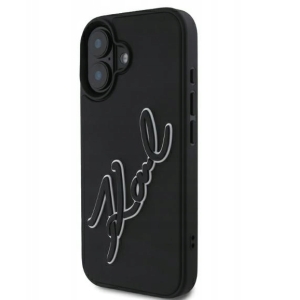 Karl Lagerfeld 3D Rubber Bicolor Signature Защитный Чехол для Apple iPhone 16