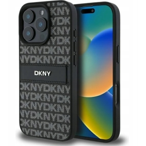 DKNY Texture Pattern Tonal Stripe Back Case for Apple iPhone 16 Pro Max