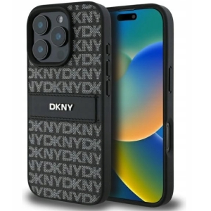 DKNY Texture Pattern Tonal Stripe Back Case for Apple iPhone 16 Pro