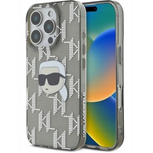 Karl Lagerfeld IML Karl Head Electroplated Back Case for Apple iPhone 16 Pro