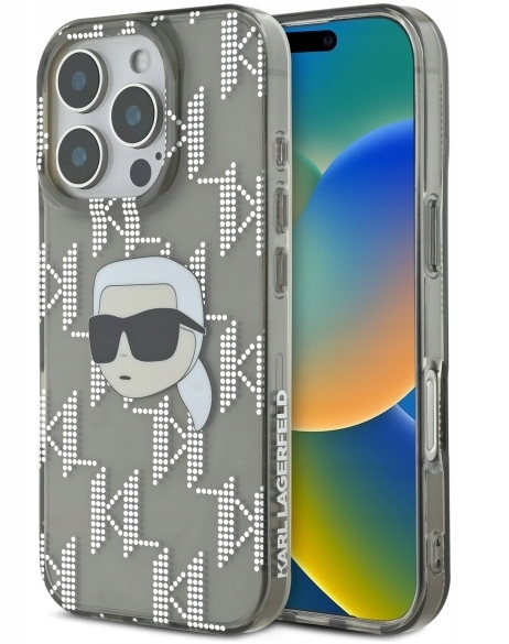 Karl Lagerfeld IML Karl Head Electroplated Back Case for Apple iPhone 16