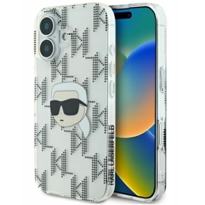 Karl Lagerfeld IML Karl Head Electroplated Back Case for Apple iPhone 16