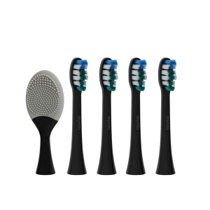 Lovio LVTB124BK-HS SonicProtect PRO Toothbrush Heads Soft Black