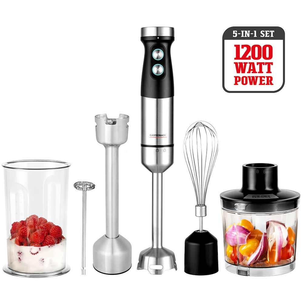 Gastroback 40972 Design Power Hand Blender Set 5in1