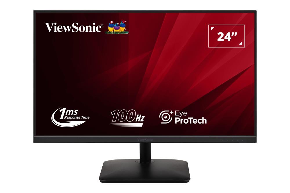 LCD Monitor | VIEWSONIC | VA2408-MHDB | 23.8" | Panel IPS | 1920x1080 | 16:9 | 100Hz | Matte | 1 ms | Speakers | Tilt | Colour Black | VA2408-MHDB