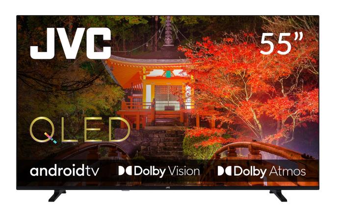 TV Set | JVC | 55" | 4K/Smart | QLED | 3840x2160 | Wireless LAN | Bluetooth | Android TV | LT-55VAQ330P
