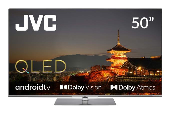 TV Set | JVC | 50" | 4K/Smart | QLED | 3840x2160 | Android TV | LT-50VAQ830P