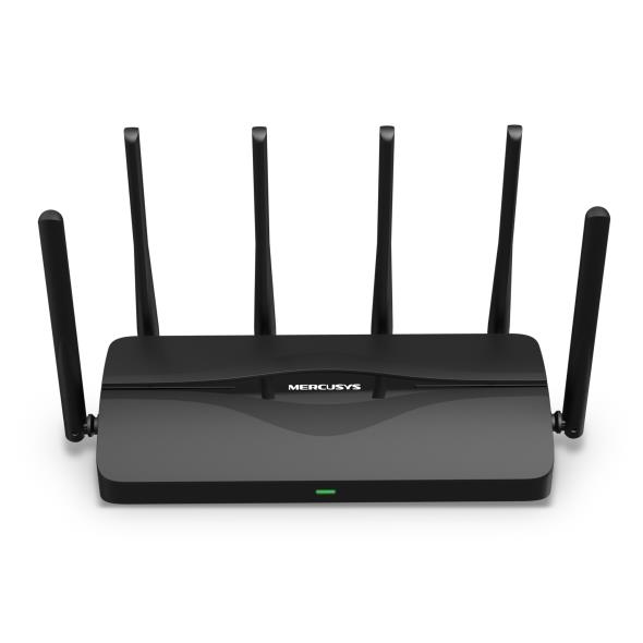 Wireless Router | MERCUSYS | Router | IEEE 802.11a/b/g | IEEE 802.11n | IEEE 802.11ac | IEEE 802.11ax | 3x2.5GbE | LAN \ WAN ports 1 | Number of antennas 6 | MR47BE