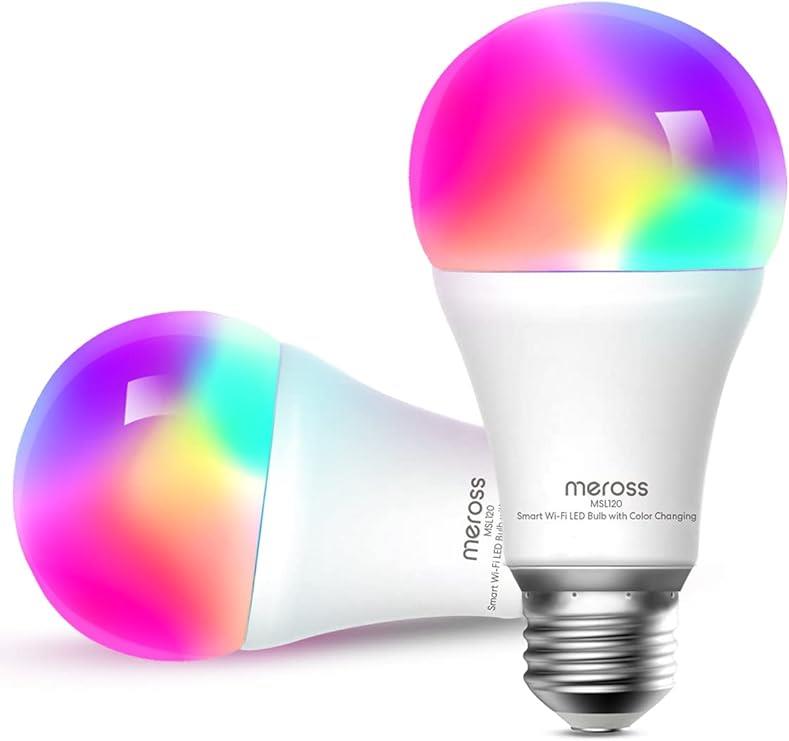 Smart Light Bulb | MEROSS | Power consumption 9 Watts | 200-240V | Beam angle 180 degrees | MSL120DAHK-EU