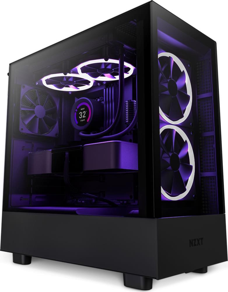 Case | NZXT | H5 ELITE | MidiTower | Case product features Transparent panel | Not included | ATX | MicroATX | MiniITX | Colour Black | CC-H51EB-01