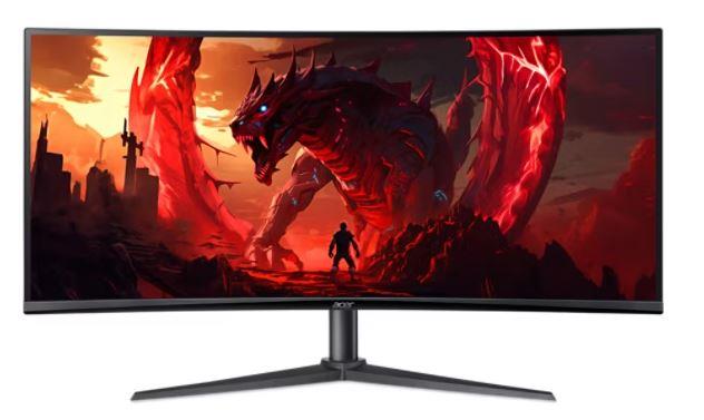 LCD Monitor | ACER | UM.CX0EE.H01 | 34" | Gaming/Curved/21 : 9 | Panel VA | 3440x1440 | 21:9 | 100Hz | Matte | 1 ms | Speakers | Height adjustable | Tilt | Colour Black | UM.CX0EE.H01