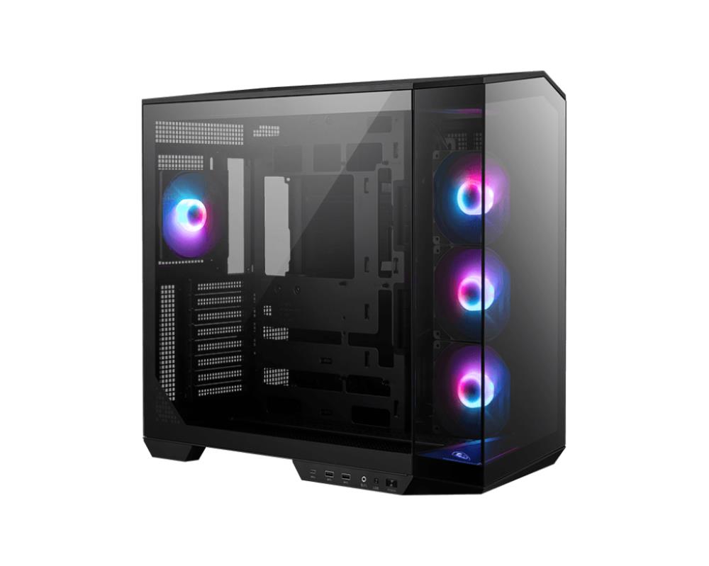 Case | MSI | MAG PANO 100R PZ | MidiTower | Case product features Transparent panel | ATX | MicroATX | MiniITX | Colour Black | MAGPANO100RPZ