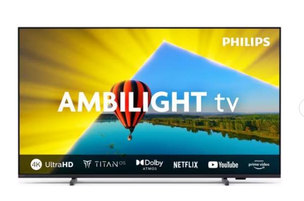 TV Set | PHILIPS | 43" | 4K/Smart | 3840x2160 | Wireless LAN | Bluetooth | Titan OS | 43PUS8079/12