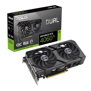 Graphics Card | ASUS | NVIDIA GeForce RTX 4060 Ti | 8 GB | GDDR6 | 128 bit | PCIE 4.0 16x | GPU 2565 MHz | Dual Slot Fansink | 1xHDMI | 3xDisplayPort | DUAL-RTX4060TI-O8G-EVO