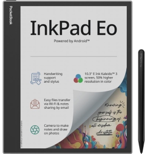 E-Reader | POCKETBOOK | InkPad Eo | 10.3" | 2480 x 1860 | 1xUSB-C | 1xMicroSD Card Slot | Bluetooth | Grey | PB1042-M-WW