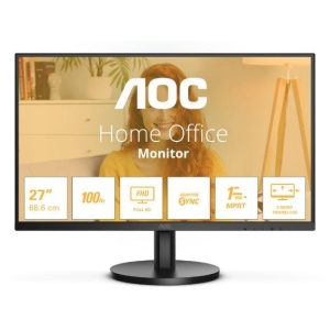 LCD Monitor | AOC | 27" | Panel VA | 1920x1080 | 16:9 | 100 Hz | Matte | 1 ms | Speakers | Tilt | Colour Black | 27B3HMA2