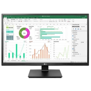 LCD Monitor | LG | 27" | 4K | Panel IPS | 3840x2160 | 16:9 | 75Hz | Matte | 5 ms | Speakers | Pivot | Height adjustable | Tilt | Colour Black | 27BN55UP-B