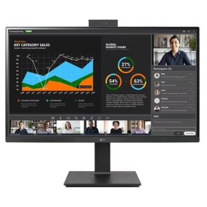 LCD Monitor | LG | 27" | Panel IPS | 2560x1440 | 16:9 | 5 ms | Speakers | Swivel | Pivot | Height adjustable | Tilt | Colour Black | 27BQ75QC-B