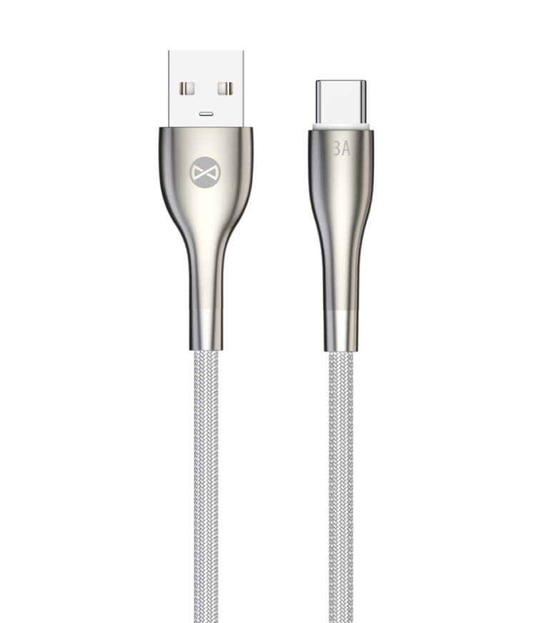 Forever Sleek Cable  USB / USB-C 1.0 m / 3A