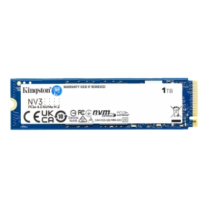 SSD | KINGSTON | NV3 | 1TB | M.2 | PCIE | NVMe | 3D NAND | Write speed 4000 MBytes/sec | Read speed 6000 MBytes/sec | TBW 320 TB | MTBF 200000 hours | SNV3S/1000G