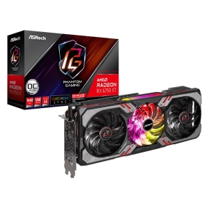 Graphics Card | ASROCK | AMD Radeon RX 6750 XT | 12 GB | GDDR6 | 192 bit | PCIE 4.0 16x | Two and Half Slot Fansink | 1xHDMI | 3xDisplayPort | RX6750XTPGD12GO