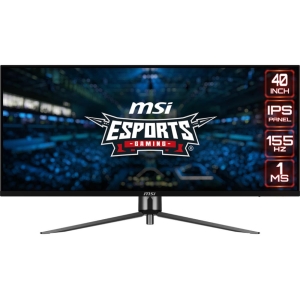 LCD Monitor | MSI | MAG401QR | 40" | Gaming/21 : 9 | Panel IPS | 3440x1440 | 21:9 | 155Hz | Matte | 1 ms | Tilt | Colour Black | MAG401QR