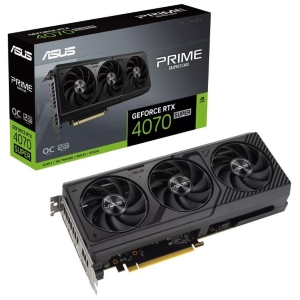 Graphics Card | ASUS | NVIDIA GeForce RTX 4070 SUPER | 12 GB | GDDR6X | 192 bit | Triple slot Fansink | 1xHDMI | 3xDisplayPort | PRIME-RTX4070S-O12G