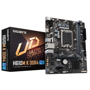 Mainboard | GIGABYTE | Intel H610 | LGA1700 | Micro-ATX | Memory DDR4 | Memory slots 2 | 1xPCI-Express 3.0 1x | 1xPCI-Express 4.0 16x | 1xM.2 | 1xHDMI | 4xUSB 2.0 | 2xUSB 3.2 | 1xRJ45 | 3xAudio port | H610MKDDR42.0