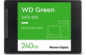 SSD | WESTERN DIGITAL | Green | 240GB | SATA 3.0 | SLC | Read speed 545 MBytes/sec | 2,5" | MTBF 1000000 hours | WDS240G3G0A