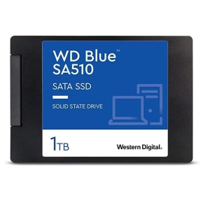 SSD | WESTERN DIGITAL | Blue SA510 | 1TB | SATA 3.0 | Write speed 510 MBytes/sec | Read speed 560 MBytes/sec | 2,5" | TBW 400 TB | MTBF 1750000 hours | WDS100T3B0A