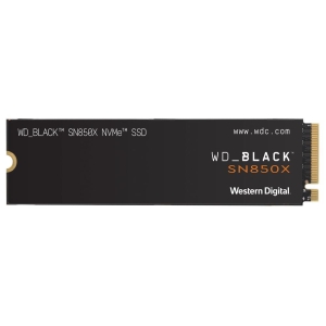 SSD | WESTERN DIGITAL | Black SN850X | 1TB | M.2 | PCIE | NVMe | Write speed 6300 MBytes/sec | Read speed 7300 MBytes/sec | 2.38mm | TBW 600 TB | WDS100T2X0E