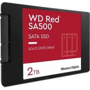 SSD | WESTERN DIGITAL | Red SA500 | 2TB | SATA 3.0 | Write speed 520 MBytes/sec | Read speed 560 MBytes/sec | 2,5" | TBW 500 TB | MTBF 1750000 hours | WDS200T2R0A