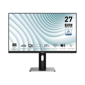 LCD Monitor | MSI | PRO MP273QP | 27" | Panel IPS | 2560x1440 | 16:9 | 75Hz | 1 ms | Speakers | Swivel | Pivot | Height adjustable | Tilt | Colour Black / Silver | PROMP273QP