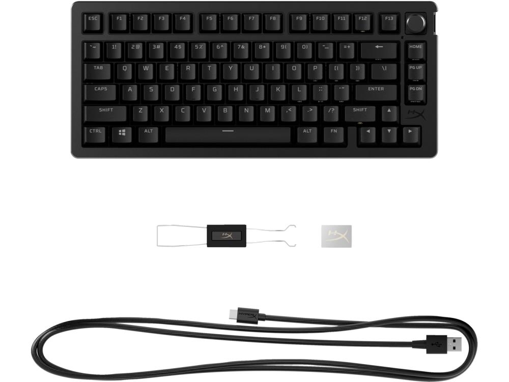 KEYBOARD ALLOY RISE 75 S BLACK/7G7A4AA#ABA HYPERX