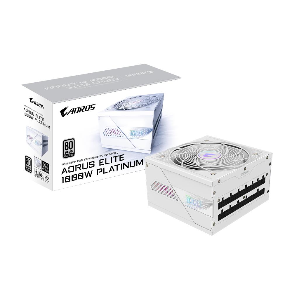 Power Supply | GIGABYTE | GP-AE1000PM PG5 ICE | 1000 Watts | Efficiency 80 PLUS PLATINIUM | PFC Active | MTBF 100000 hours | GP-AE1000PMPG5ICE