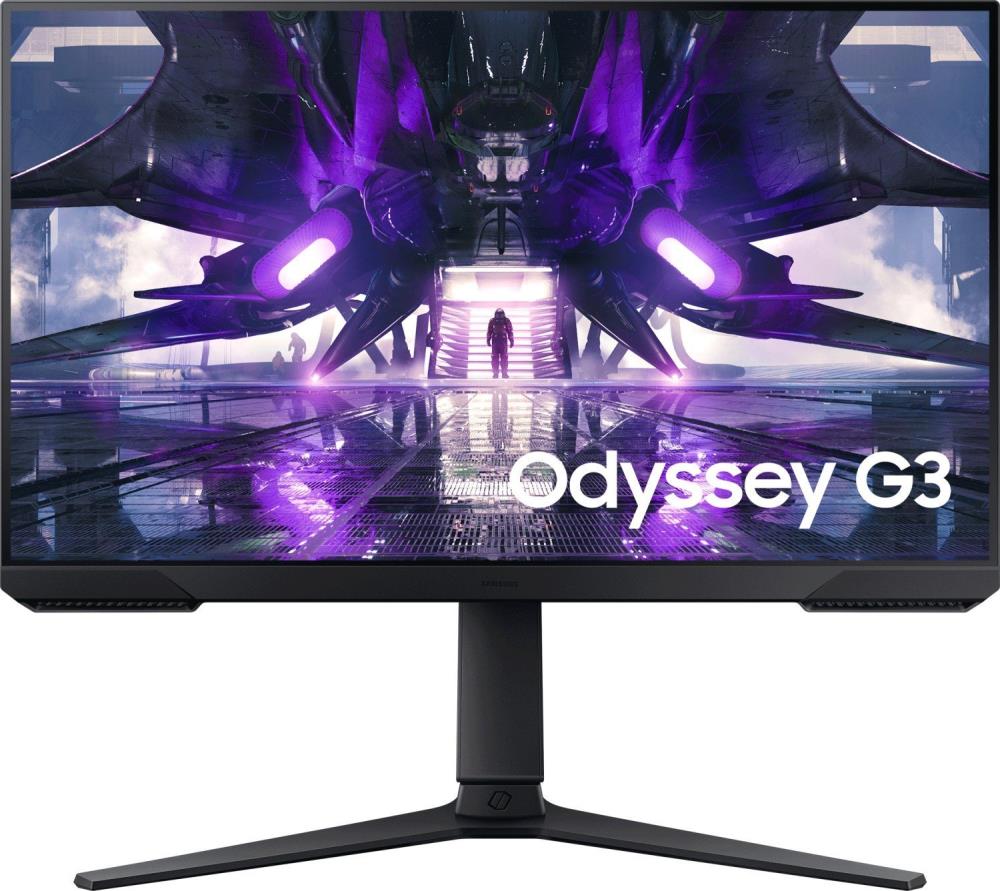 LCD Monitor | SAMSUNG | LS24AG322NUXEN | 24" | Gaming | Panel VA | 1920x1080 | 16:9 | 165 Hz | Matte | 1 ms | Swivel | Pivot | Height adjustable | Tilt | Colour Black | LS24AG322NUXEN