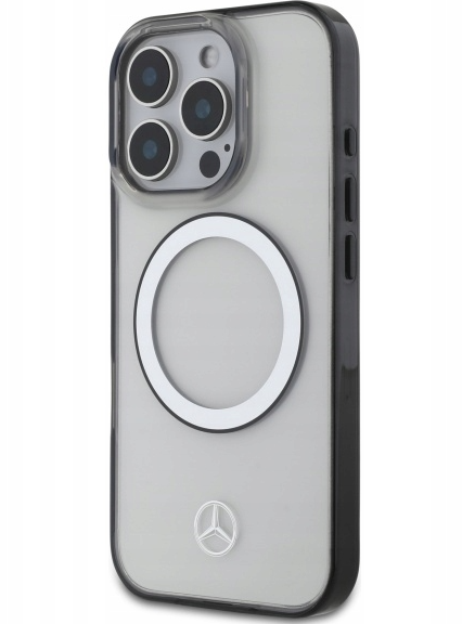 Mercedes Printed logo MagSafe Back Case for Apple iPhone 16 Pro