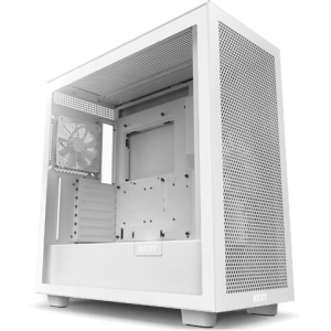 CASE MIDITOWER ATX W/O PSU/WHITE H7 FLOW NZXT