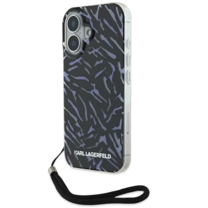 Karl Lagerfeld  Zebra With Cord Защитный Чехол для Apple iPhone 16